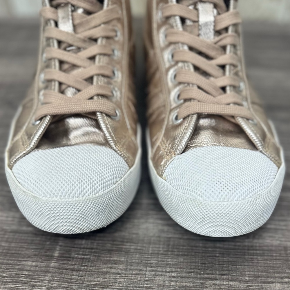 Gola Coaster Gold Metallic High Tops [S9711] - Picture 9 of 15